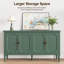 Buffet de 58 po de largeur avec 2 tablettes réglables et 4 portes Collynns-1571314851