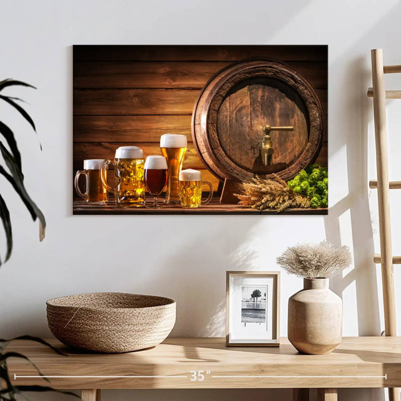 Yarlin Beer Barrel, 16" H x 24" W