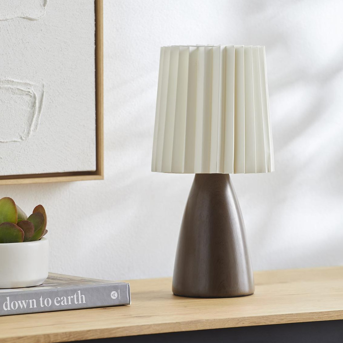 Juliette Ceramic Table Lamp, Dark Brown