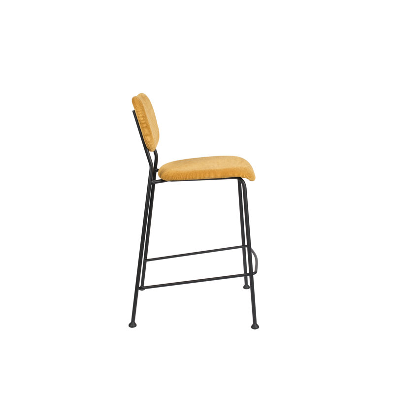 Benson Bar Stool, Yellow, Counter Stool (25” Seat Height)