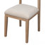 Ensemble de salle à manger 6 pièces, comprenant table de salle à manger, 4 chaises rembourrées et banc