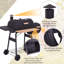 Dakota Fields Bailen 124cm W Charcoal Grill