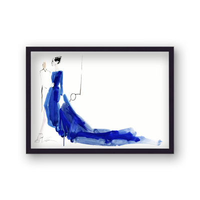 David Downton Rolland Luxure Magazine Couture - Single Picture Frame Print