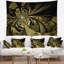 Tapisserie de motif fleur abstraite en couleurs-28498873