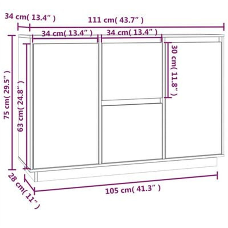 111cm Sideboard