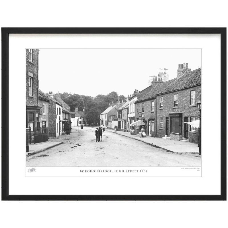 Boroughbridge, High Street 1907 - Single Picture Frame Print, 45cm H x 60cm W x 2.3cm D
