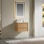 Meuble-lavabo mural de style Mid-Century flottant 24 po entièrement assemblé