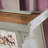 Simple Hand-Painted Camphor Wood Porch Cabinet