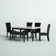 Navi - Person Marble Top Four Leg Dining Set
