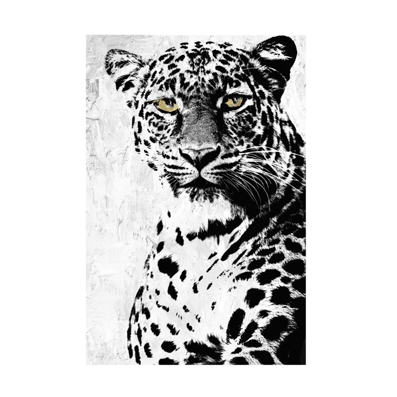 Sasha Big Cat Canvas Art, 19" H x 12" W