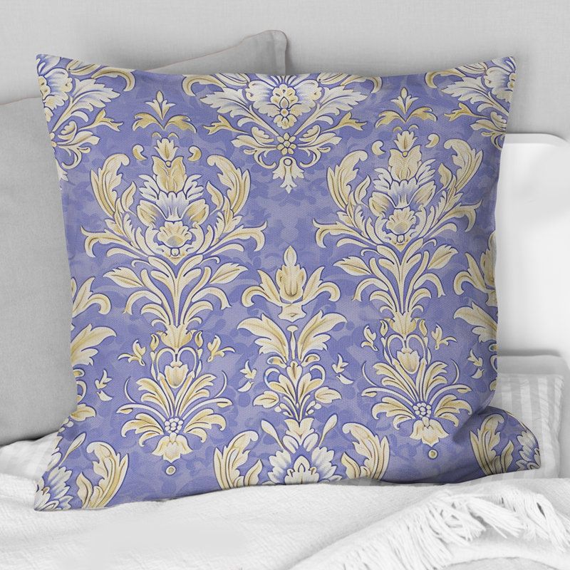 Coussin Damask, H 18 po x l 18 po