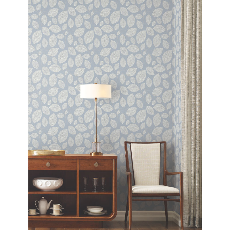Seona Floral Roll, Indigo Blue