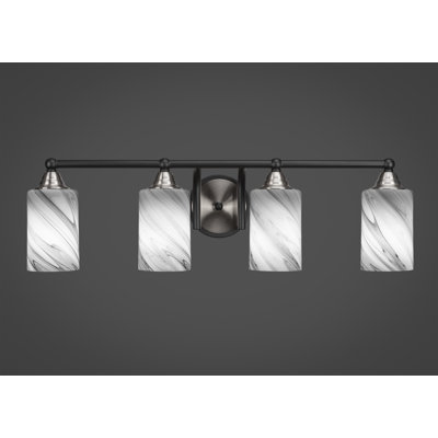 Barre d'éclairage de salle de bain 4 lumières Michell