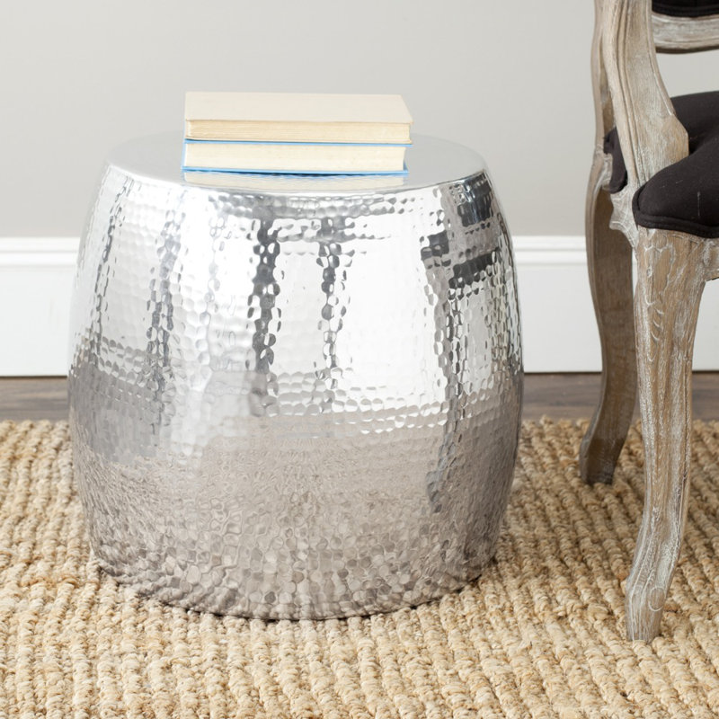 table de bout cylindriques, Argent