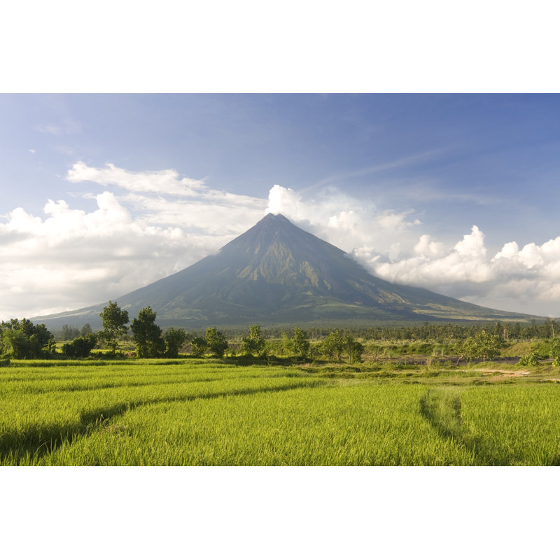 Perfect Volcano by Onfilm - Wrapped Canvas Print, 20cm H x 30cm W x 3.8cm D