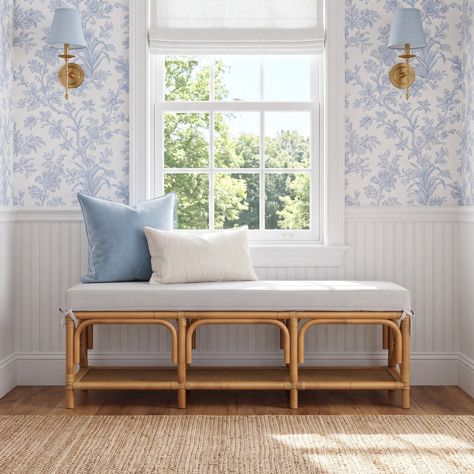 Jette 53" Bench, Natural