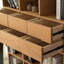 Bibliothèque économique de style nordique