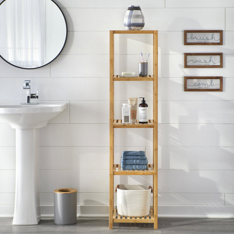 Étagère Apfelstadt l 14,1 po x H 57,8 po