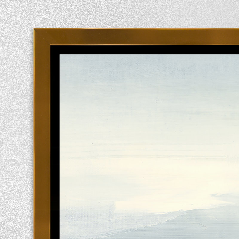 «Hit différent III» par Giselle Kelly - peinture sur toile à cadre flottant, H 31,75 po x l 31,75 po, Couche de verre