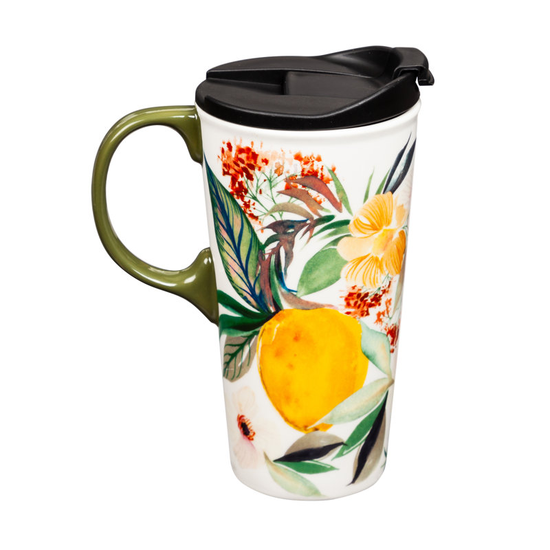 Evergreen Enterprises, Inc Ceramic Travel Mug
