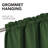 Deconovo 100 Percent Blackout with Liner Rod Pocket Curtain Panel Pair-75196919-75196901
