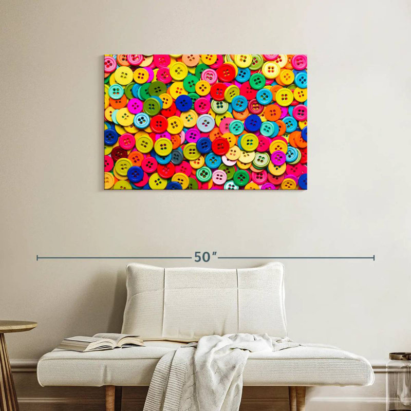 Senne Buttons Collection, 24" H x 36" W