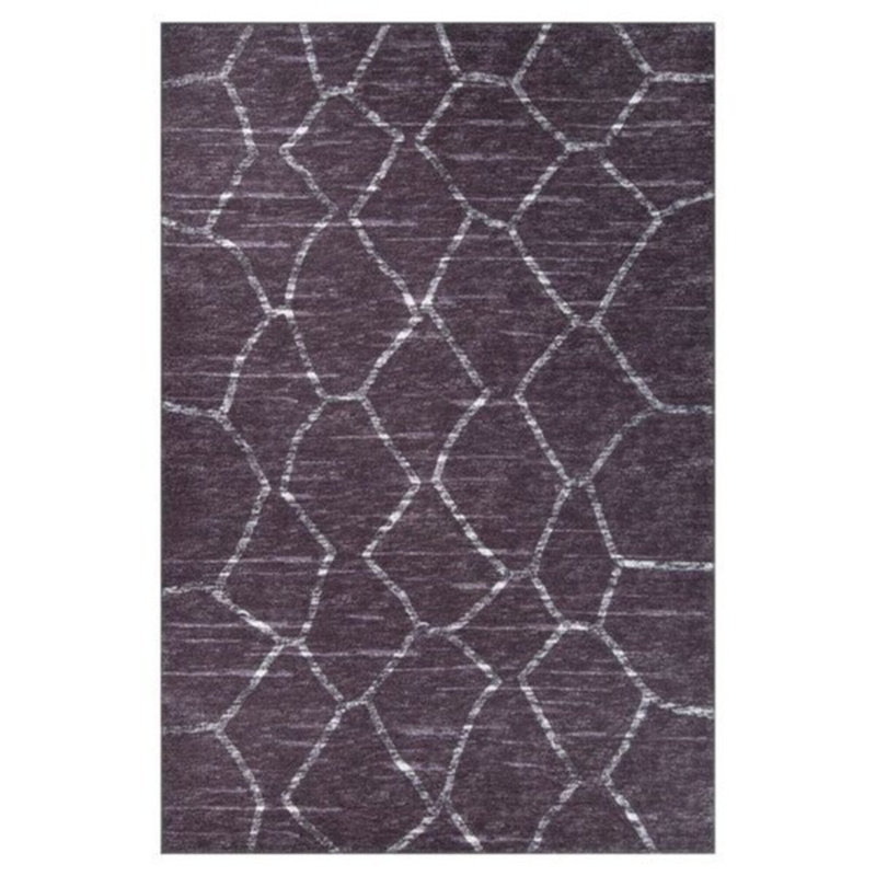 Luxurious Machine Washable Carpet, 100% Polyester, 7.5 x 10.8 Feet | Pile Height: 0.2 Inches, 1850 g/m² | Recycled Poly Cotton Underside, Easy Care, Perfect for Living Room & Bedroom, Soft & Durable Design