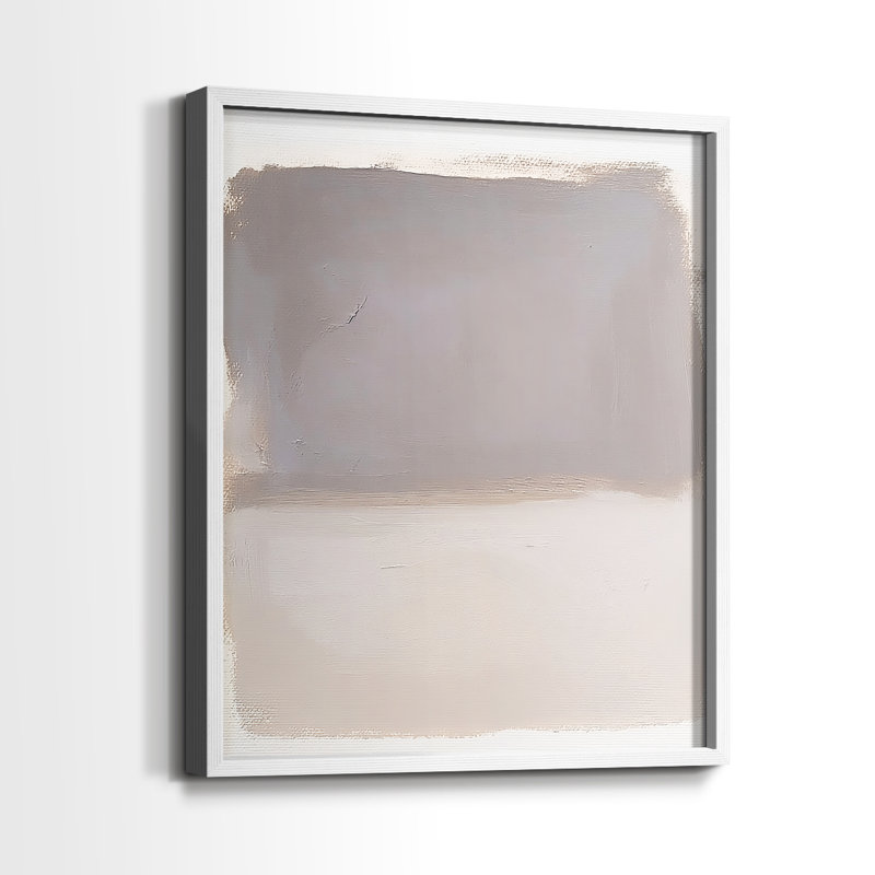 "ABSTRACT Series DCCLXII" par J Paul, Blanc / Blanc, H 15 po x l 12 po