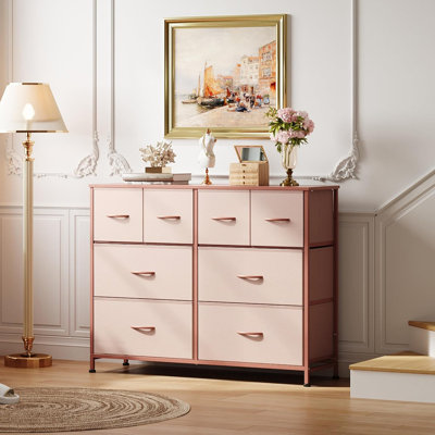 Commode haute à 8 tiroirs pour chambre à coucher de 39,4 po Aquetong