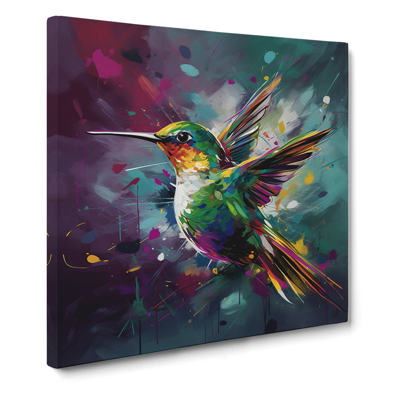 Hummingbird Abstract Art No.2 - Print