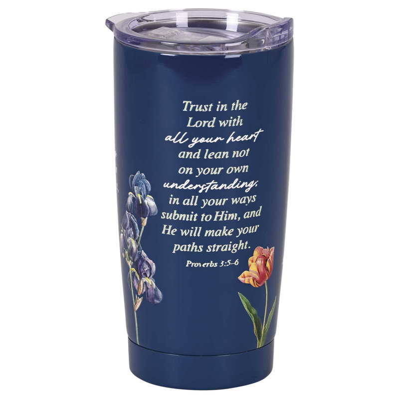 Verre culot Floral Scriptures 20 oz