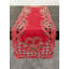 Chemin de table rouge brodé à paillettes-397958499-397958501