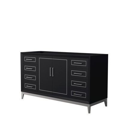 Base de meuble-lavabo simple 59,75 po Marlena seulement