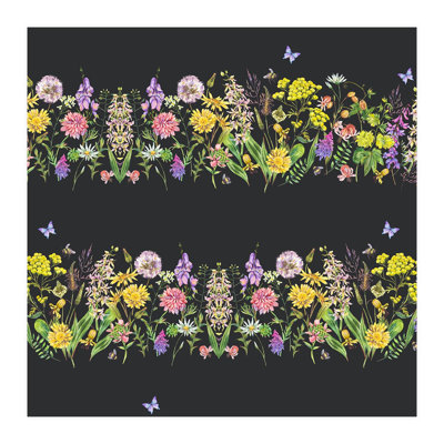 Bordure florale pelez et collez