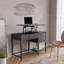 Adjustable Solid Wood Base Standing Desk-1570361317