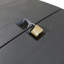 WFX Utility 115cm W 322L Water Resistant Plastic Lockable Deck Box in Black