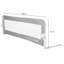 Baninni Bed Rail Lerno 180cm Grey