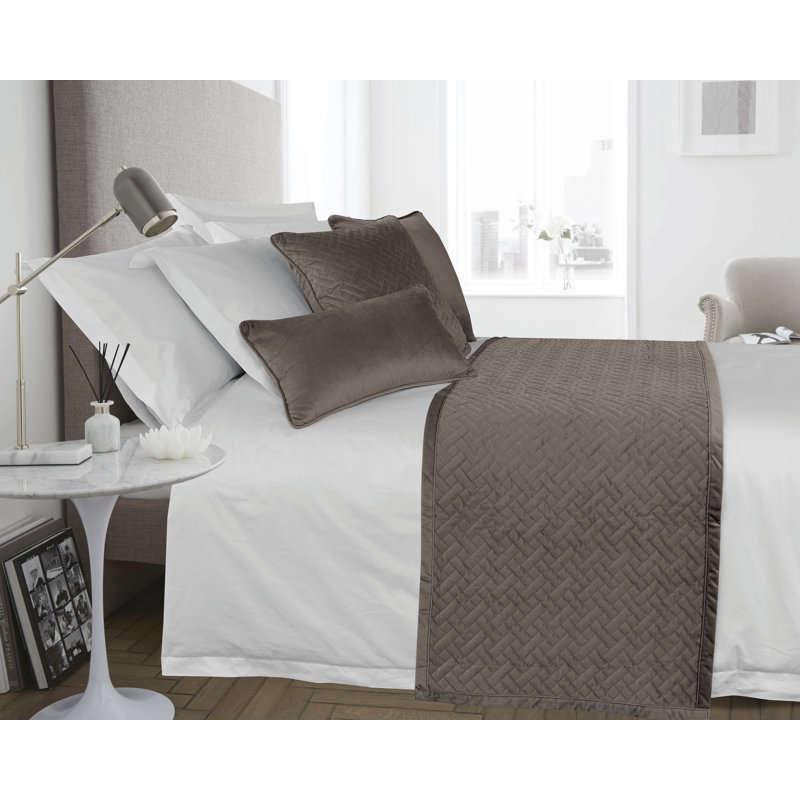Ariel Square Throw Pillow Cover, Taupe
