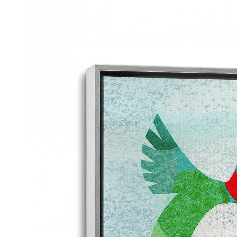 Reproduction d'art «Wilderness Collage x16» par Kim Conway, H 36 po x l 24 po, Argent argent