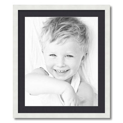 Wood Matte Picture Frame with Mat