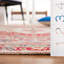 Tapis 107 antidérapant rouge / beige-733382966