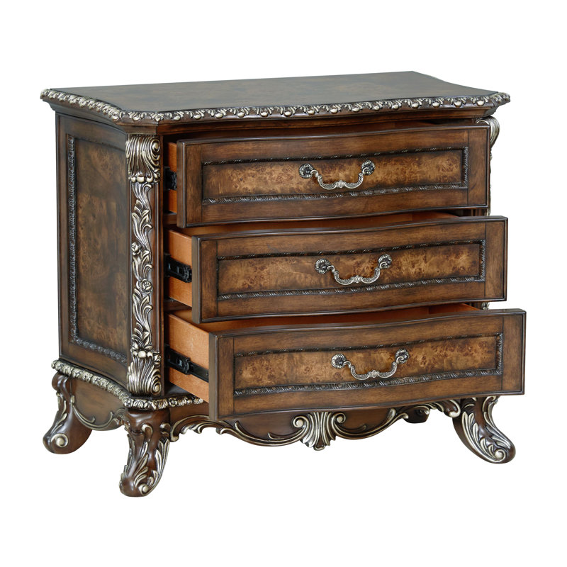 Nightstand, Cherry Finish