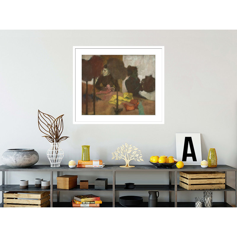 «The Milliners» par Edgar Degas, impression giclée sur cadre, H 33,5 po x l 39,32 po
