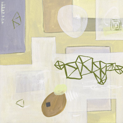 Exit Space V by Melissa Wang - Wrapped Canvas Painting
