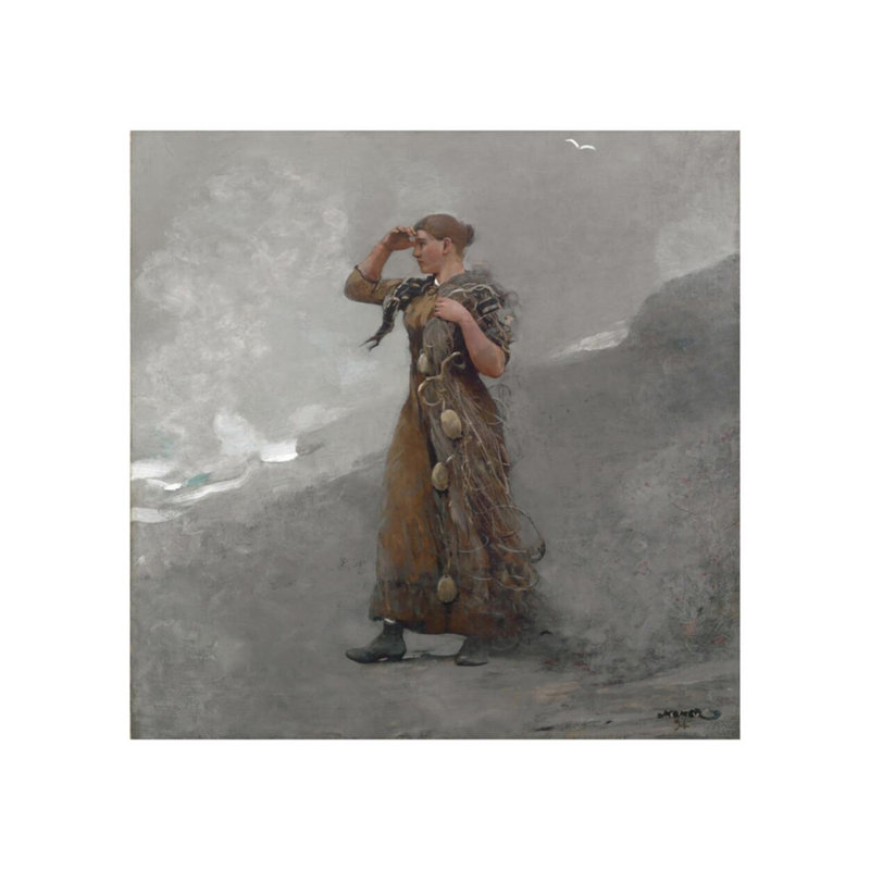 «The Fisher Girl» par Winslow Homer - Estampe numérique, H 16 po x l 20 po