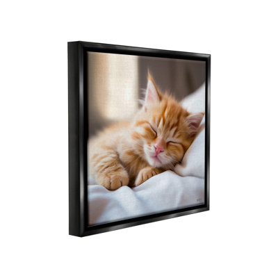 "Sleeping Orange Kitten" par RB sur toile