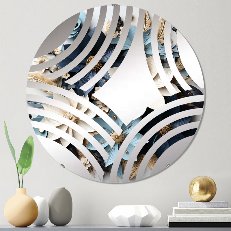 Circle Wall Mirror, 23.6" x 23.6"