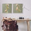"Classic Blooms On Green" par Liz Jardine, 2 pièces sur toile-140547280