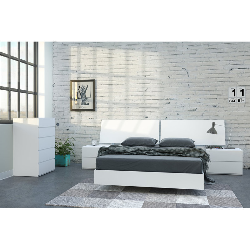 Ensemble de chambre configurable avec lit plateforme Lukachukai