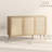 Sideboard Cabinet with Storage Drawers Adjustable Shelves,wood-690423638